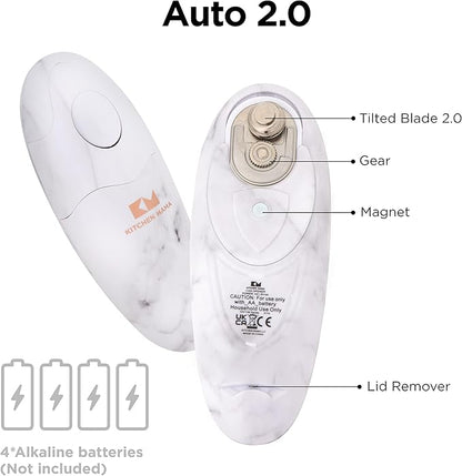 Kitchen Mama Auto 2.0 Electric Can Opener: Blade Opens Almost Any Can Pop or - Image 7