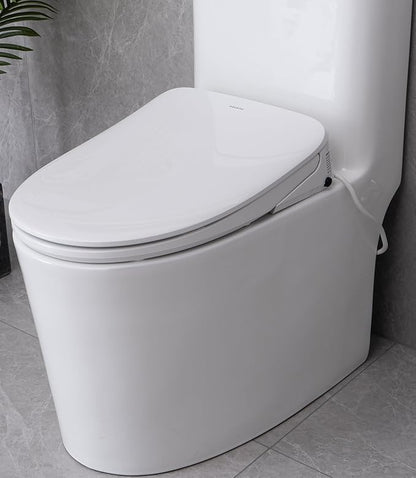 AQUATIZ Elongated Smart Toilet Bidet, Electric Toilet Seat - Image 8
