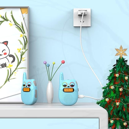 Qniglo Walkie Talkies for Kids Rechargeable 2 Pack, Christmas Birthday Gifts - Image 3