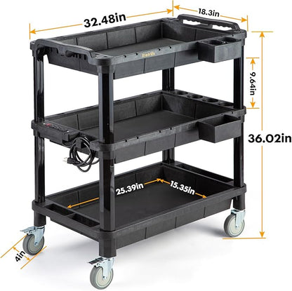 ELAFROS Multi-Use Rolling Cart - Image 2