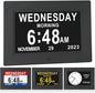 ybest 7 Inch Extra Large Day Date Time Digital Day Calendar Clock by ybest