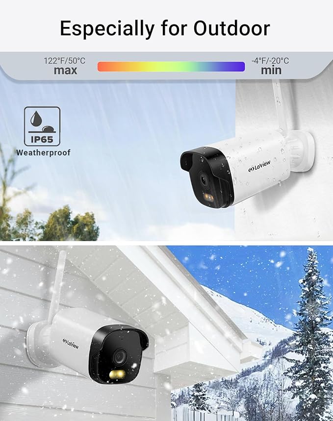 LaView 4G LTE Outdoor Security Camera, 2K HD Cameras - Image 8
