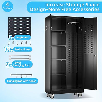 Broom Closet Storage Cabinet - Image 4