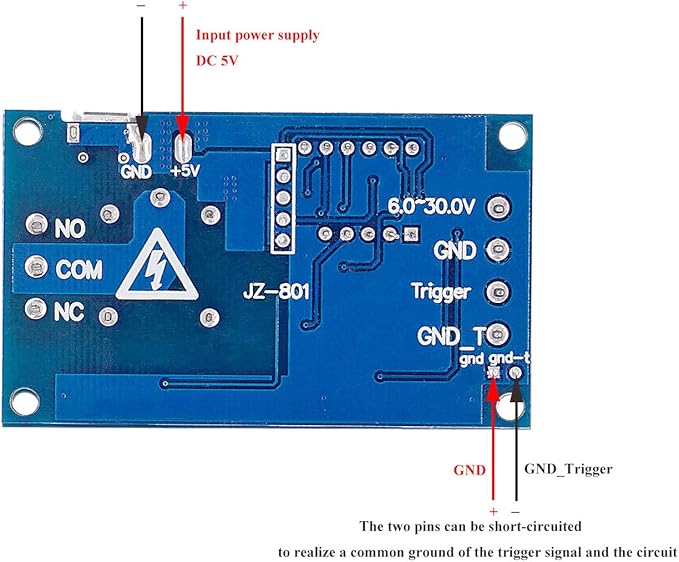 DC 6-30V Timer Relay Programmable Delay Relay Module Cycle Timer - Image 3
