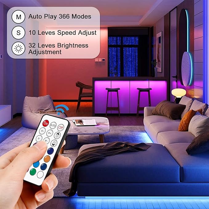 RGBZONE 3-PIN LED Controller, RF Wireless Remote Control, DC5V/12V/24V Mini - Image 6