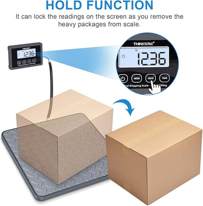 THINKSCALE Shipping Scale, 440 lbs/1 oz Highly Accurate Postal Scale - Image 3