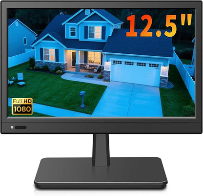 12.5 inch Security Monitor, Small Monitor by Jexiop
