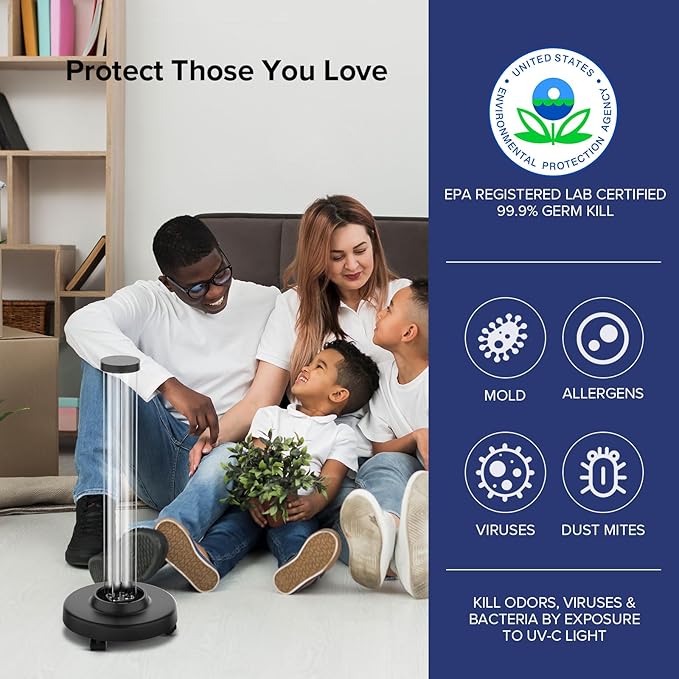 SANSI 100W UVC Disinfection Cart - Image 9