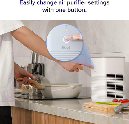 levoit air purifiers for home bedroom dorm room, view 9