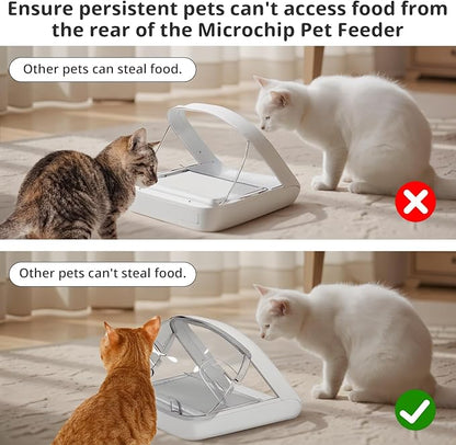 Rear Cover for Automatic Microchip Cat Pet Feeder - Image 2