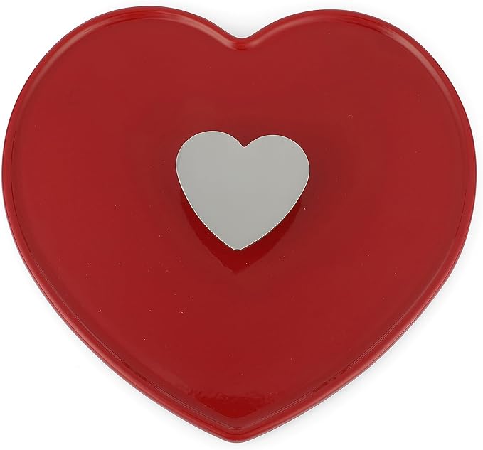 Martha Stewart Heart Shaped Enamel Cast Iron 2-Quart Dutch Oven - Image 6