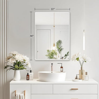 Fabuday Bathroom Mirror for Wall 30x22 Inch - Image 4