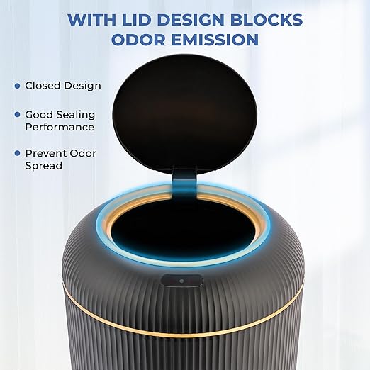 Pukomc Smart Sensor Wastebasket, Convenient and Hygienic Easy to Use, - Image 4