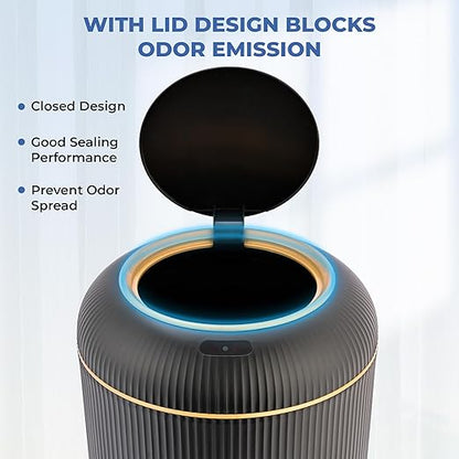 Pukomc Smart Sensor Wastebasket, Convenient and Hygienic Easy to Use, - Image 4