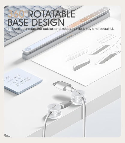 9 Pack Spring Cord Organizer Cable Clips, 2025 Latest Nearockle Phone Charging - Image 6