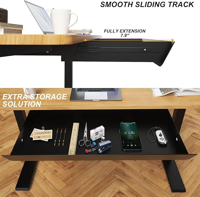 Large Under Desk Mounted Sliding Drawer - Image 4