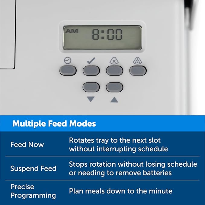 PetSafe Automatic Dog Feeder, 5 Meals, 40 oz Capacity, - Image 5