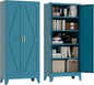71" Tall Pantry Cabinet, Kitchen Pantry Storage Cabinets by XIUSVON