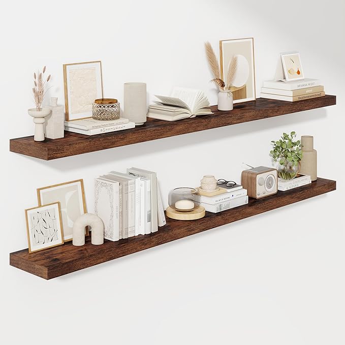 Fun Memories 72 Inch Floating Shelves by FunMemories