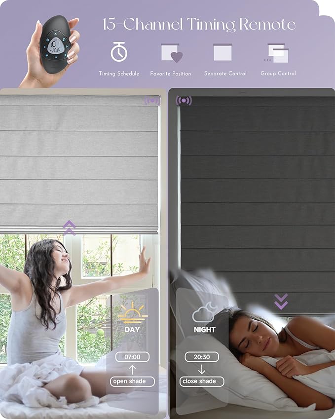 Graywind Smart Roman Shades Compatible - Image 4
