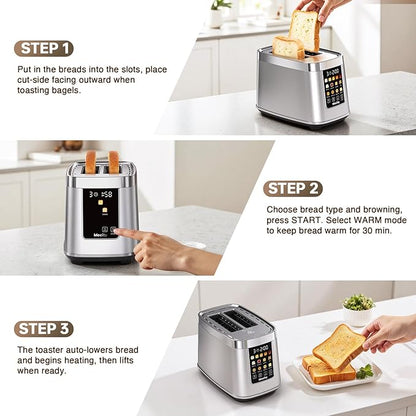 Mecity Motorized Toaster 2 Slice - Image 7