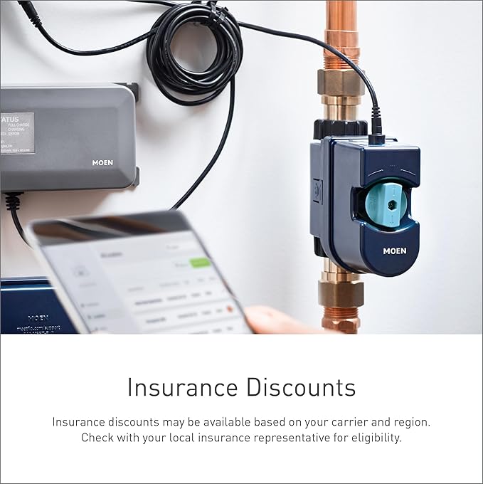 Moen Flo Smart Water Monitor and Automatic Shutoff Sensor, Wi-Fi Connected - Image 19