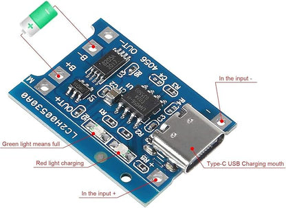 Gebildet 10pcs TP4056 Type-C Input Interface USB 5V 1A 18650 Lithium Battery - Image 5