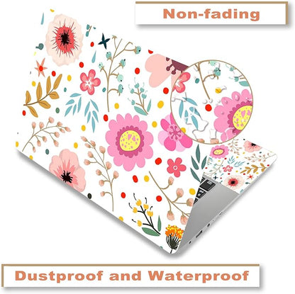 Laptop Skin Sticker Decal, Decorative Waterproof, Flower Plants - Image 4