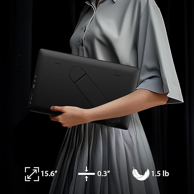 QQH Portable Monitor, 15.6" Portable Travel Monitor - Image 5