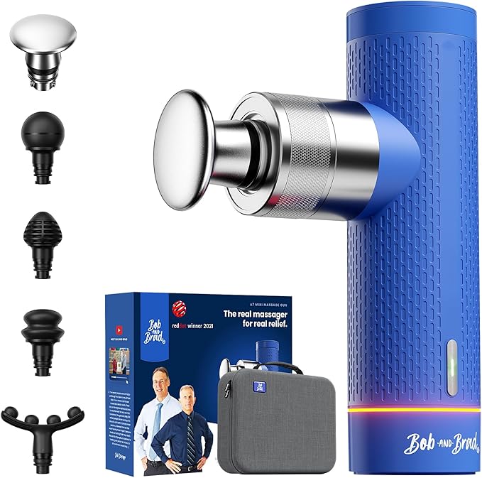BOB AND BRAD A7 Deep Tissue Massage Gun FSA-HSA Eligible, 11mm Amplitude by BOBANDBRAD