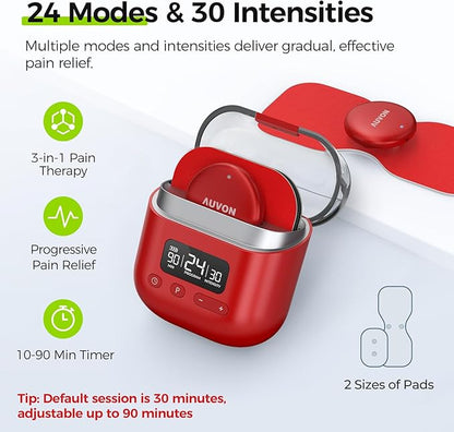 AUVON Wireless 24 Modes TENS Unit Muscle Stimulator - Image 4