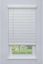Cordless 2" Faux Wood Blind White 60 W x 72 H, Partial Inside Mount (Arrives ½ Inch Narrower)
