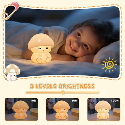 ICARER FAMILY Mushroom Night Light, Touch Control - Image 3