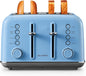 BUYDEEM DT640 4-Slice Toaster, Extra Wide Slots, Retro Stainless Steel by BUYDEEM