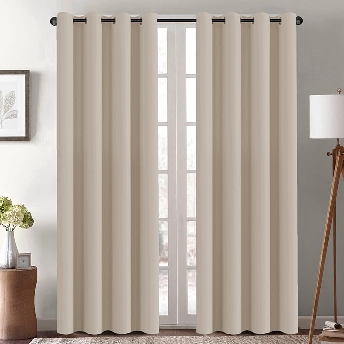 H.VERSAILTEX Thermal Insulated Blackout Window Panels Microfiber by HVERSAILTEX