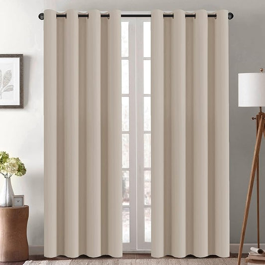 H.VERSAILTEX Thermal Insulated Blackout Window Panels Microfiber by HVERSAILTEX