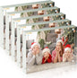 Syntrific 5x7 Acrylic Photo Frame 5Pack Premium Acrylic Photo Frame Magnetic Picture Frames Clear | Clear Lucite Frames, Stand on Desk, Horizontal and Vertical, Frameless, Floating Effect Photo Display