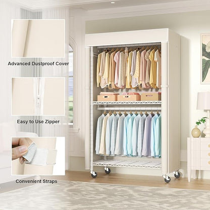 FUTASSI White Clothing Rack - Image 5
