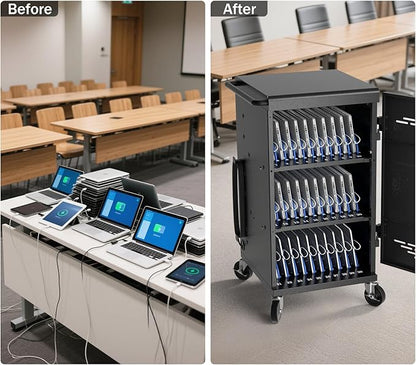 Fully Assembled 30 Unit Device Charging Station - Image 9