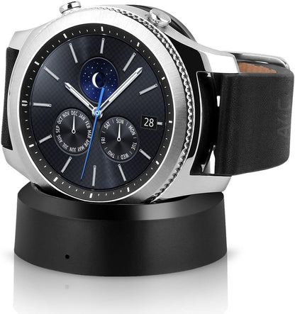samsung gear s3 classic smartwatch (bluetooth), sm-r770nzsaxar â€“, close-up detail