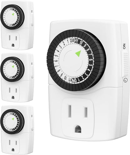BN-LINK BND-60/U47 Indoor Mini 24-Hour Mechanical Outlet Timer by BN-LINK