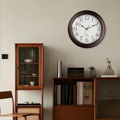 KECYET Atomic Wall Clock 10 Inch, Silent Non-Ticking Vintage Clock Battery - Image 2