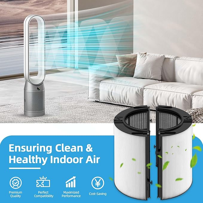 2-in-1 360° Combi Glass Carbon Replacement Filter - Image 6