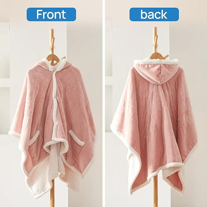 Westinghouse Wearable Heated Throw Blanket, Electric Heated Wrap Poncho Shawl - Image 7