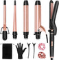 Ufree 5 in 1 Curling Iron with Interchangeable Ceramic Barrels, Curling Wand by Ufree