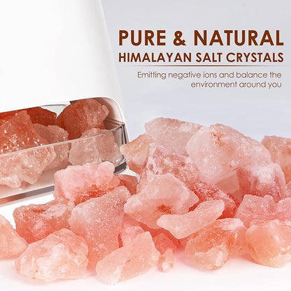 SALKING 2-in-1 Himalayan Salt Lamp & Ultrasonic Essential Oil Diffuser - Image 2