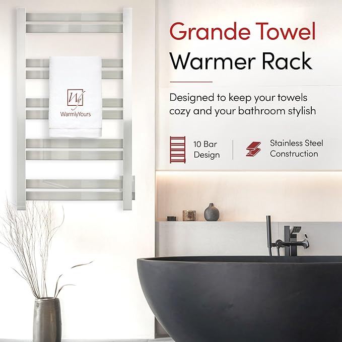 WarmlyYours Heated Towel Warmer - Image 6