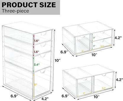 Prsildan Acrylic Drawer Makeup Organizer - Image 3