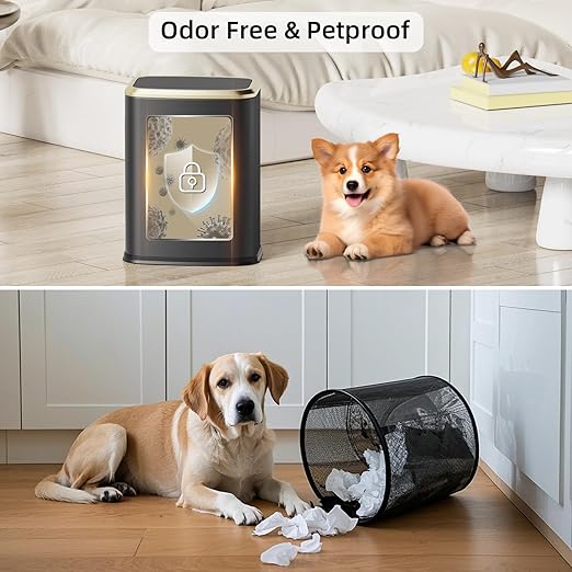 8L/2.1 Gallon Small Bathroom Trash Can - Image 3