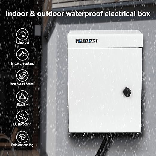 Outdoor Electrical Box, Cold-Rolled Steel Plate, Aluminum Alloy Back Beam - Image 2
